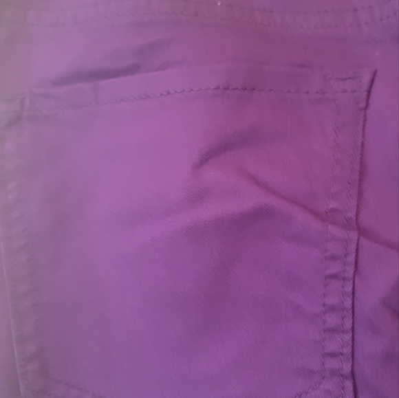 Old Navy Rockstar Dark Purple Cotton Denim Twill Jeans Pants - Picture 4 of 7